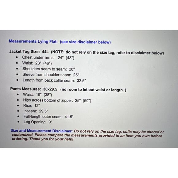 Vintage Austin Reed Suit 44L 38x29.5 Navy Blue Royal Banker's Stripe Virgin Wool - Picture 3 of 16